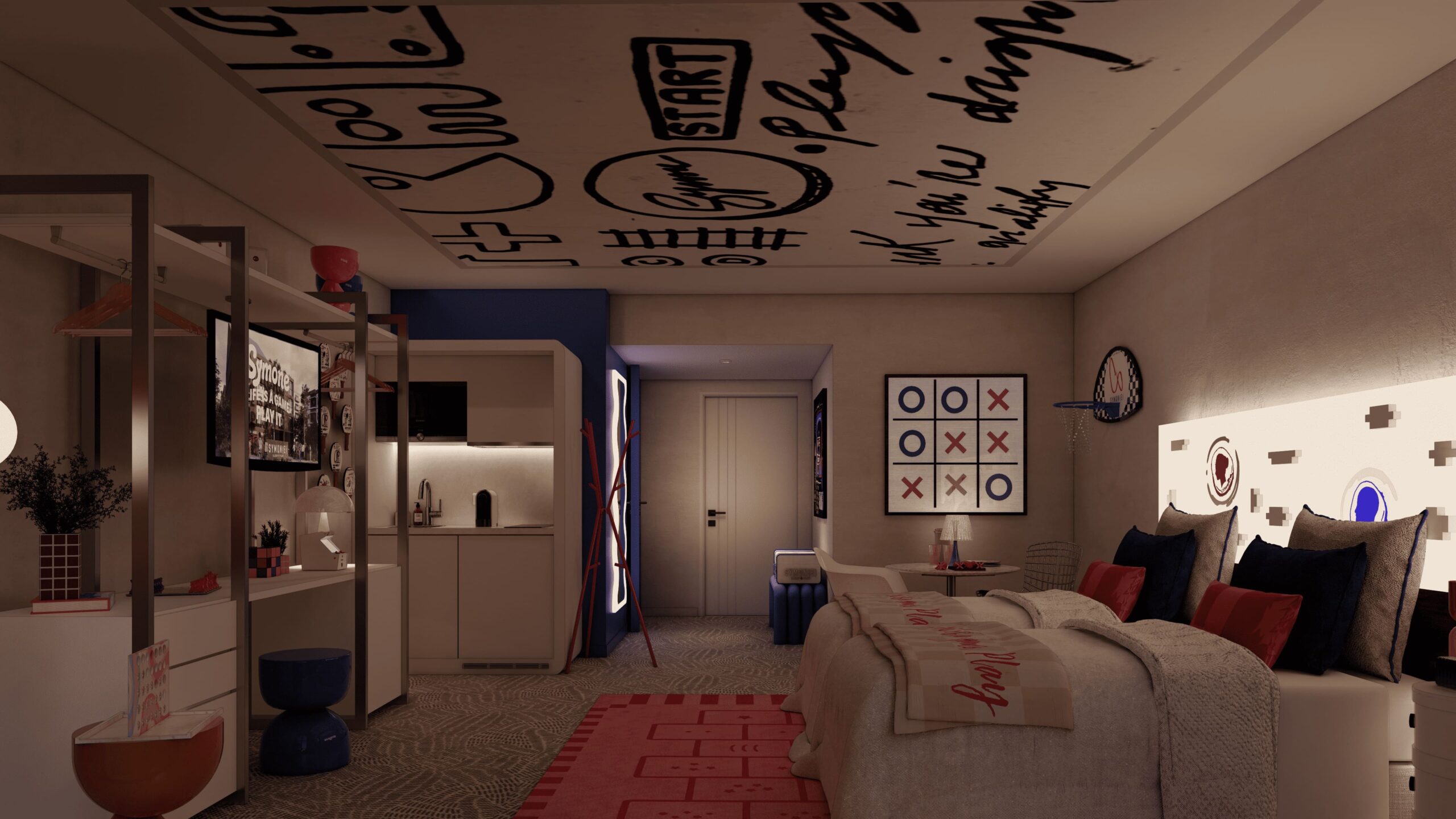 POV- Visuels chambres coupe - Poiters de nuit de nuit